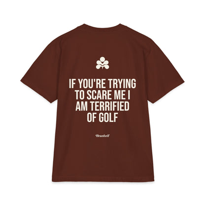 Terrified of Golf Tee